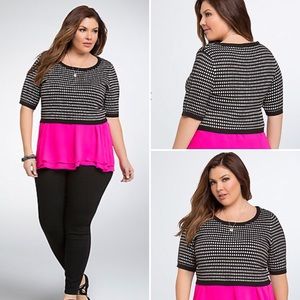 Cropped Jacquard Sweater